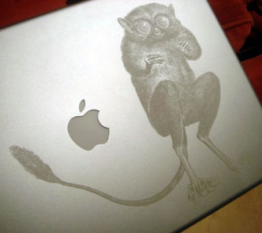 laser etched laptop