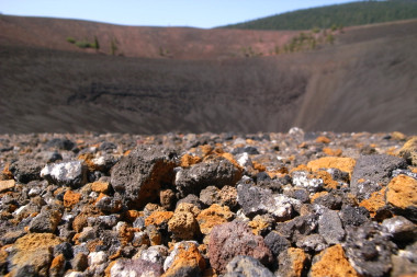 Pumice at the inner rim of Cinder Cone