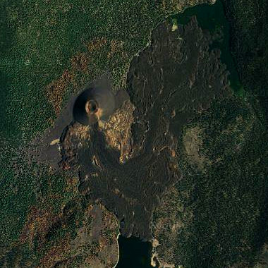 Cinder Cone seen from space