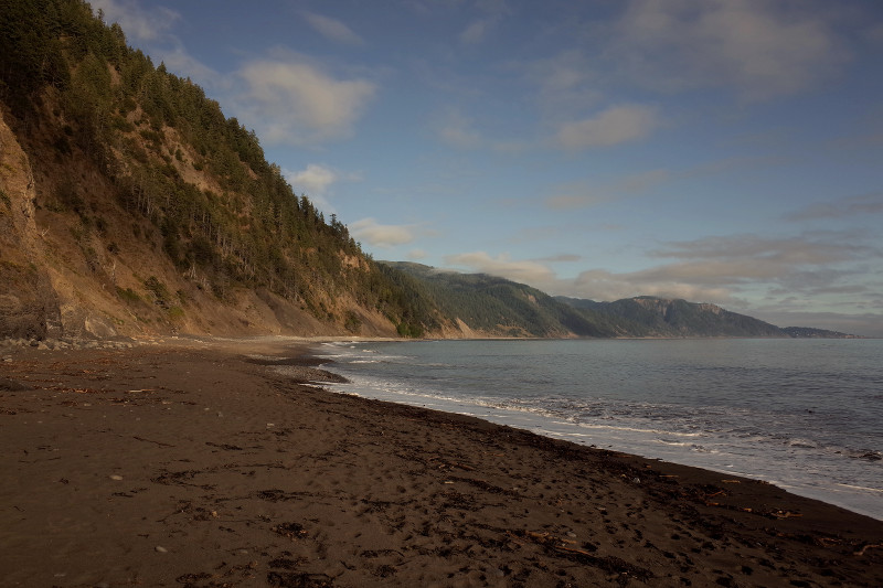 Early evening light on the Lost Coast (King Range National Conservation Area)
