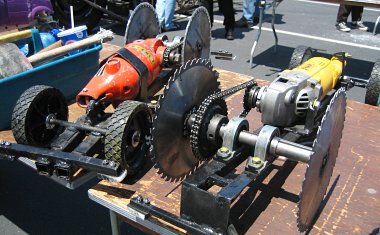 Maker Faire 2007: Power Tool Dragsters