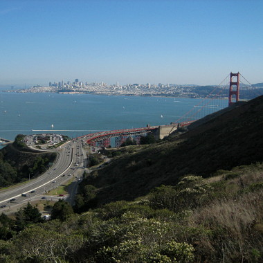 View of San Francisco from the Coastal Trail