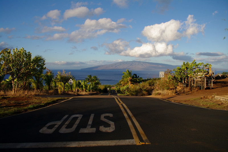 Finally, the top of Lanai is visible