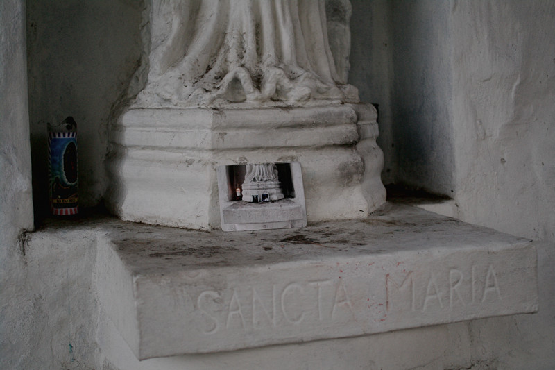 Photos of Sancta Maria's offerings offered to Sancta Maria
