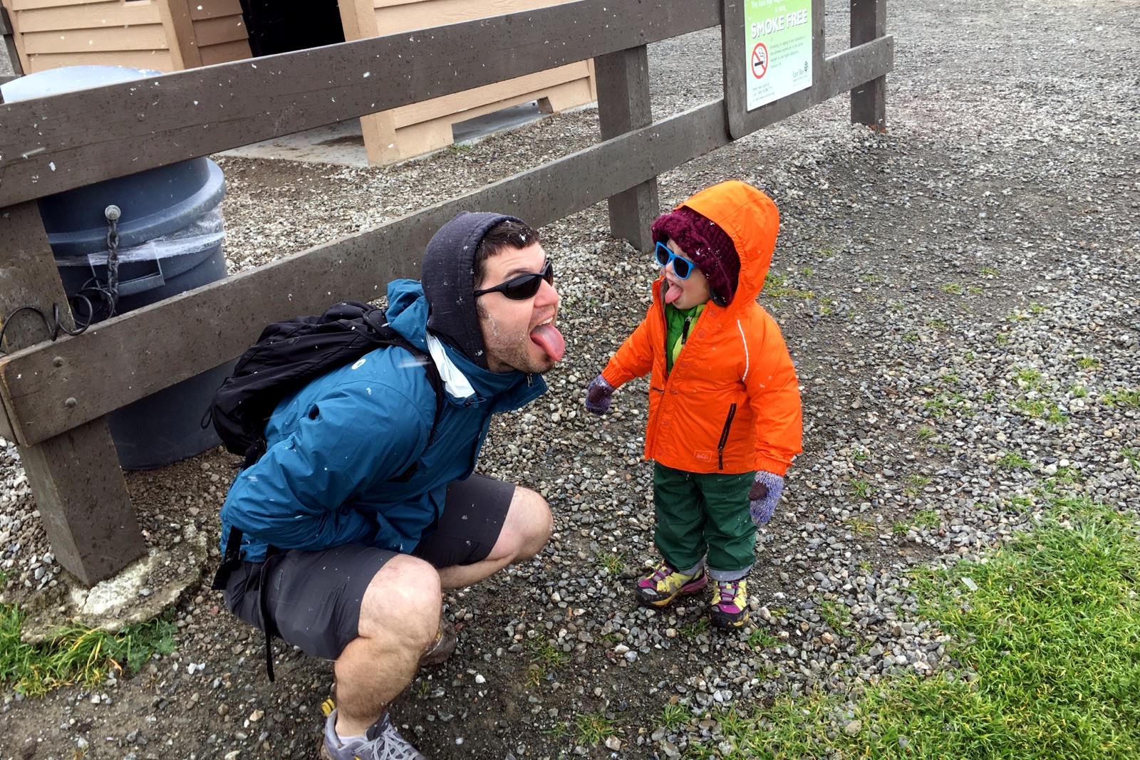 Catching snowflakes on our our tongues with Thero