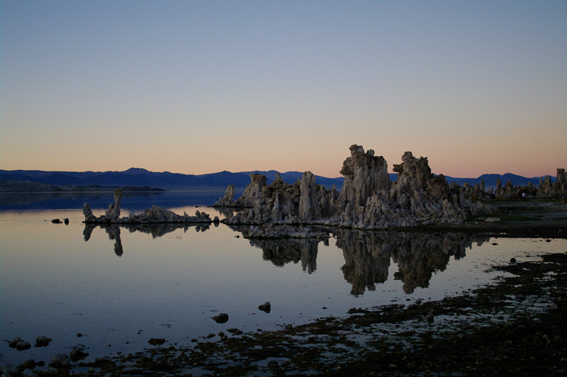 Mono Lake tufas at dusk