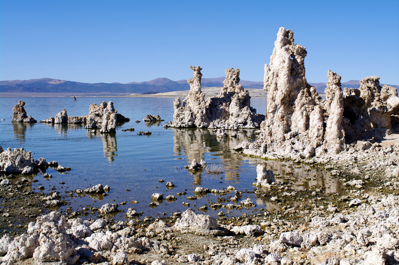 Mono Lake tufa rock formations