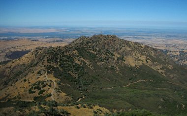 The view east from the summit of Mount Diablo 