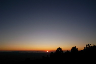 Sunset from Mount Diablo