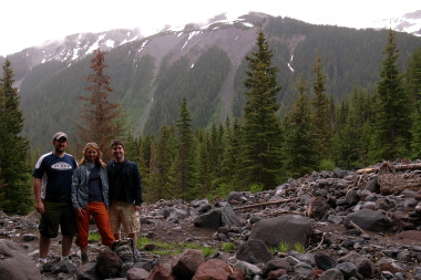 Patrick, Stephanie, and Justin at Mt. Rainier National Park