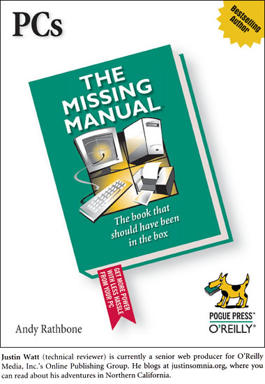 cover of PCs The Missing Manual with excerpt