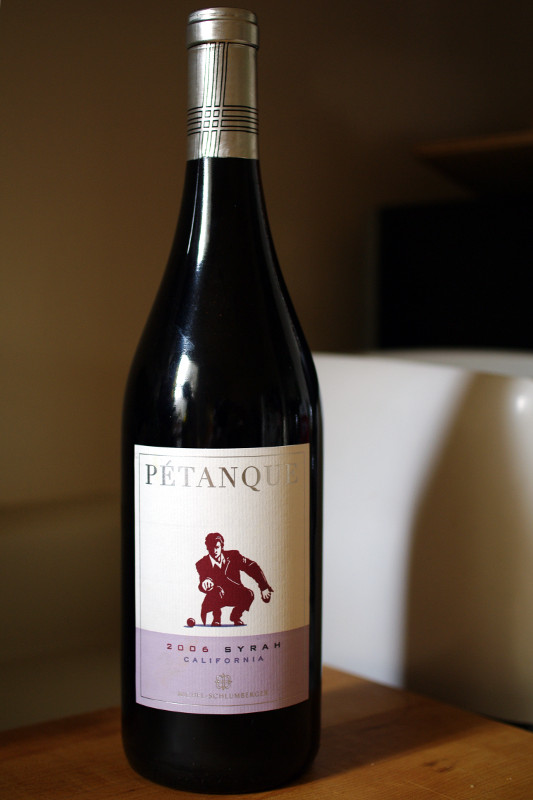 Pétanque wines syrah