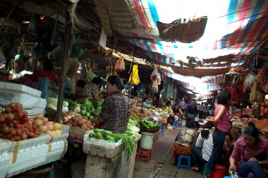 another shot of the market