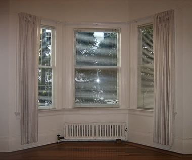 Pine Street bay window in bedroom