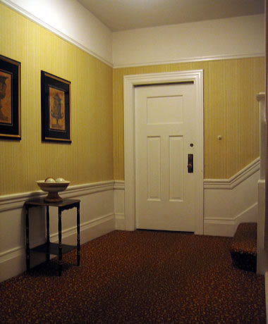 Pine Street apartment door