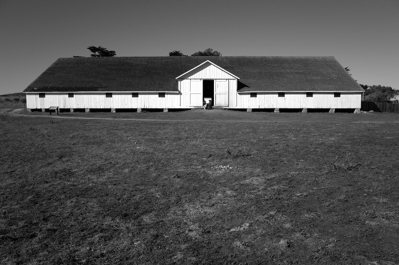 Pierce Point Ranch in Point Reyes: old barn