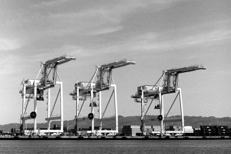 Port of Oakland container cranes