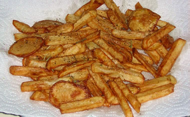 Homemade french fries