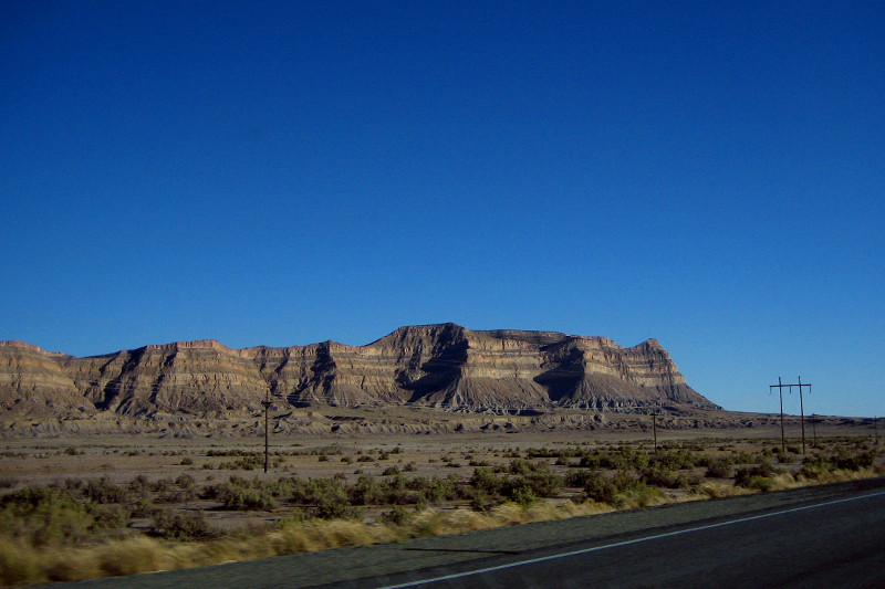 Neat rock layers on the way to Moab, UT