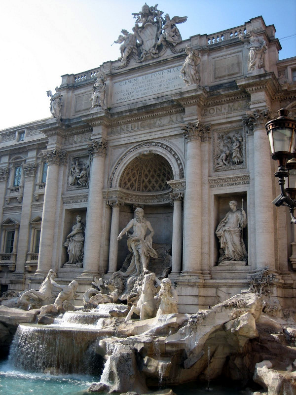 Trevi Fountain in Rome, Italy (copyright Kathryn Watt)