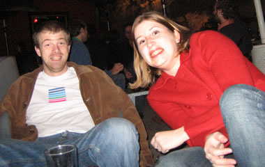 Ryan and Jackie at Club DeVille in Austin, Texas