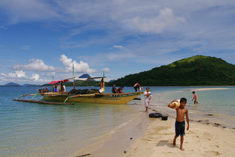 san dionisio island hopping sandbar island beach landing