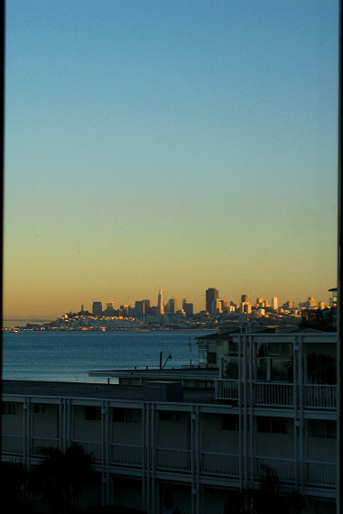 San Fransciso from Sausalito, at dusk