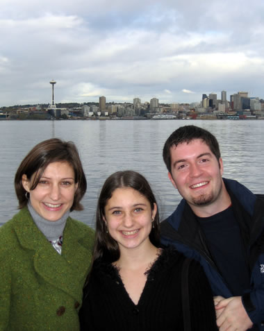 On the Spirit of Seattle with Christy, Chloe, and Justin