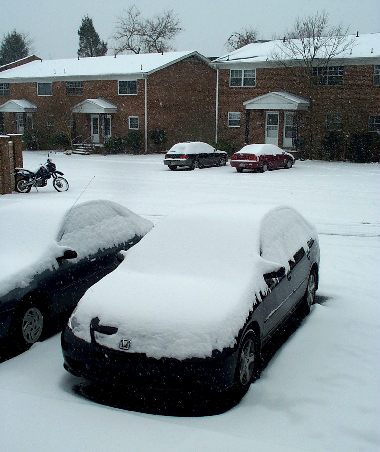 Carrboro, NC snowstorm 2004
