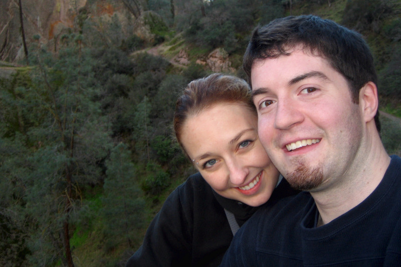 Stephanie and Justin at Pinnacles National Monument