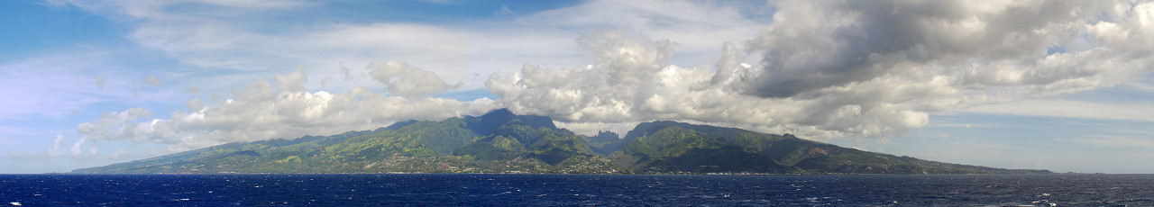 Papeete, Tahiti panorama