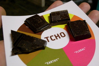 TCHO chocolate tasting wheel