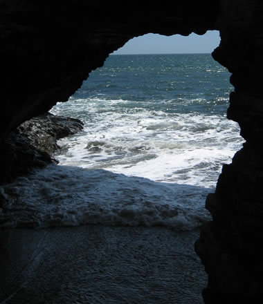 The arch of Arched Rock at Point Reyes