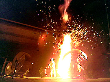 Fire Tornado at the Crucible's Fire Arts Festival
