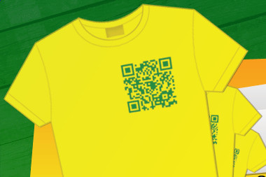 Torcedor Personalizado website t-shirt with QR Code