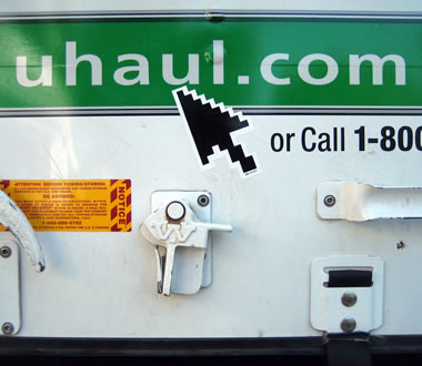 U-Haul mouse cursor