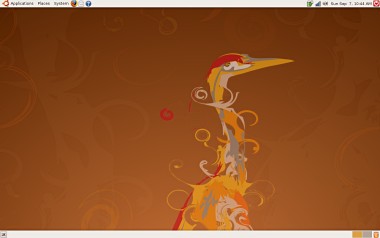 Ubuntu Hardy Heron (8.04) running on a Lenovo ThinkPad X200 with wireless!