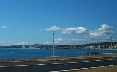 View on the way to antibes