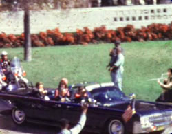 Marshmallow gun dude photoshopped into JFK assassination still